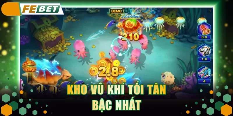 Kho vũ khí tân tiến bậc nhất